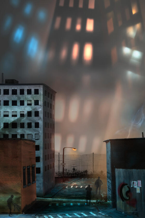 Cityscape - 20 x 30" Cityscape - 20 x 30"